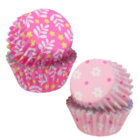 Formas Mini Cupcake Flores - Conj. 60